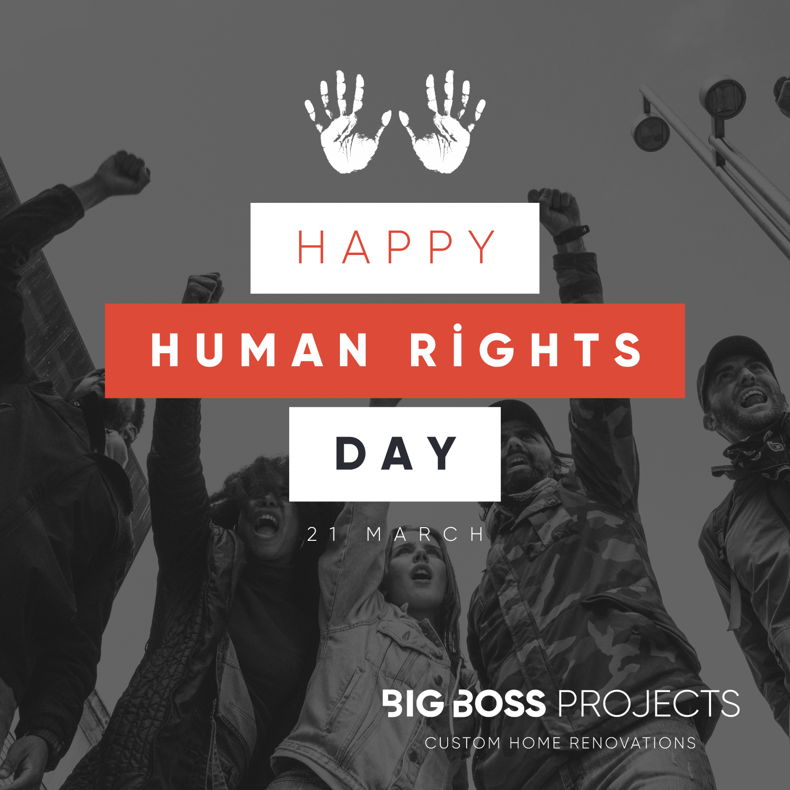 Big Boss Projects Human Rights Day artwork by DME