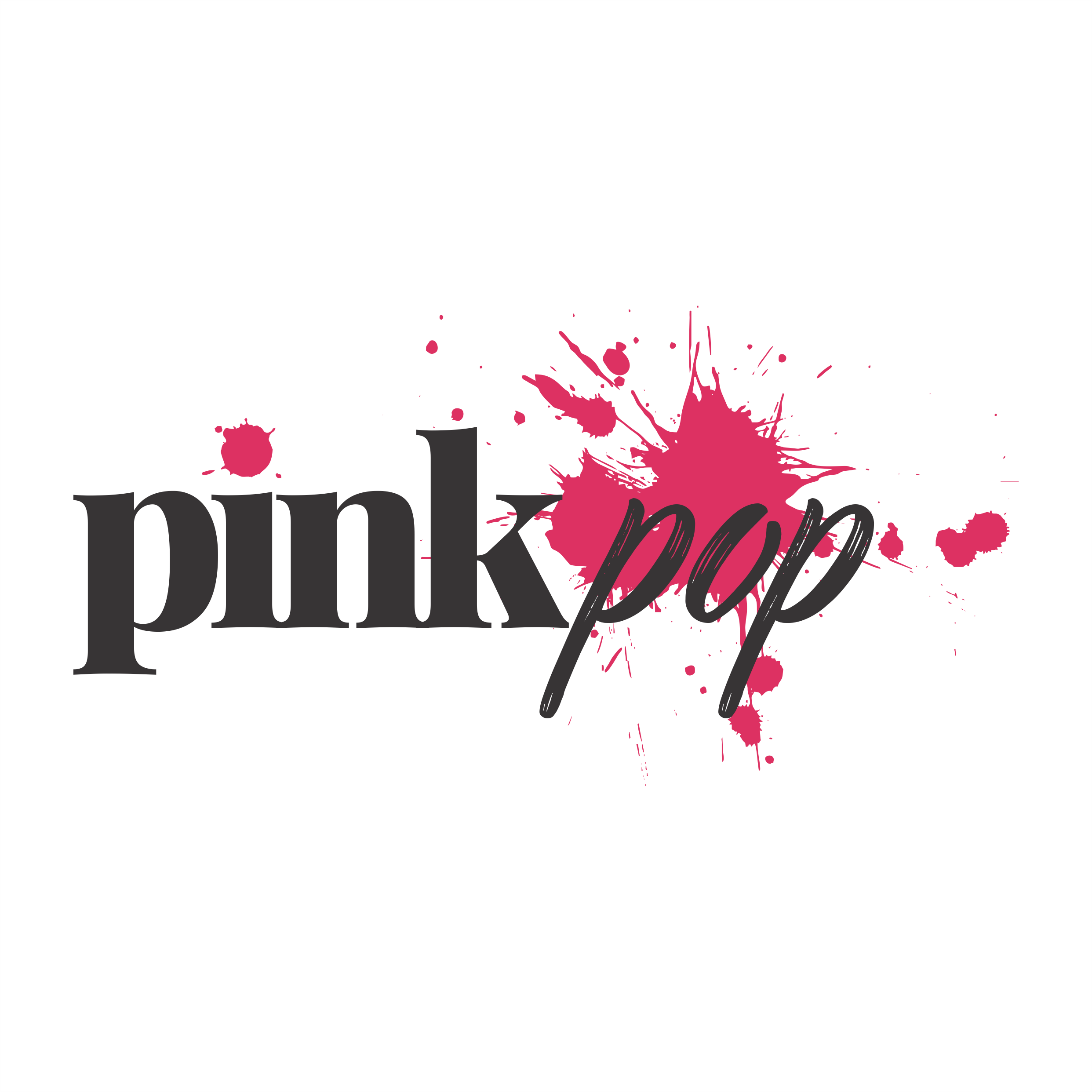 Pink Pop logo design by DME