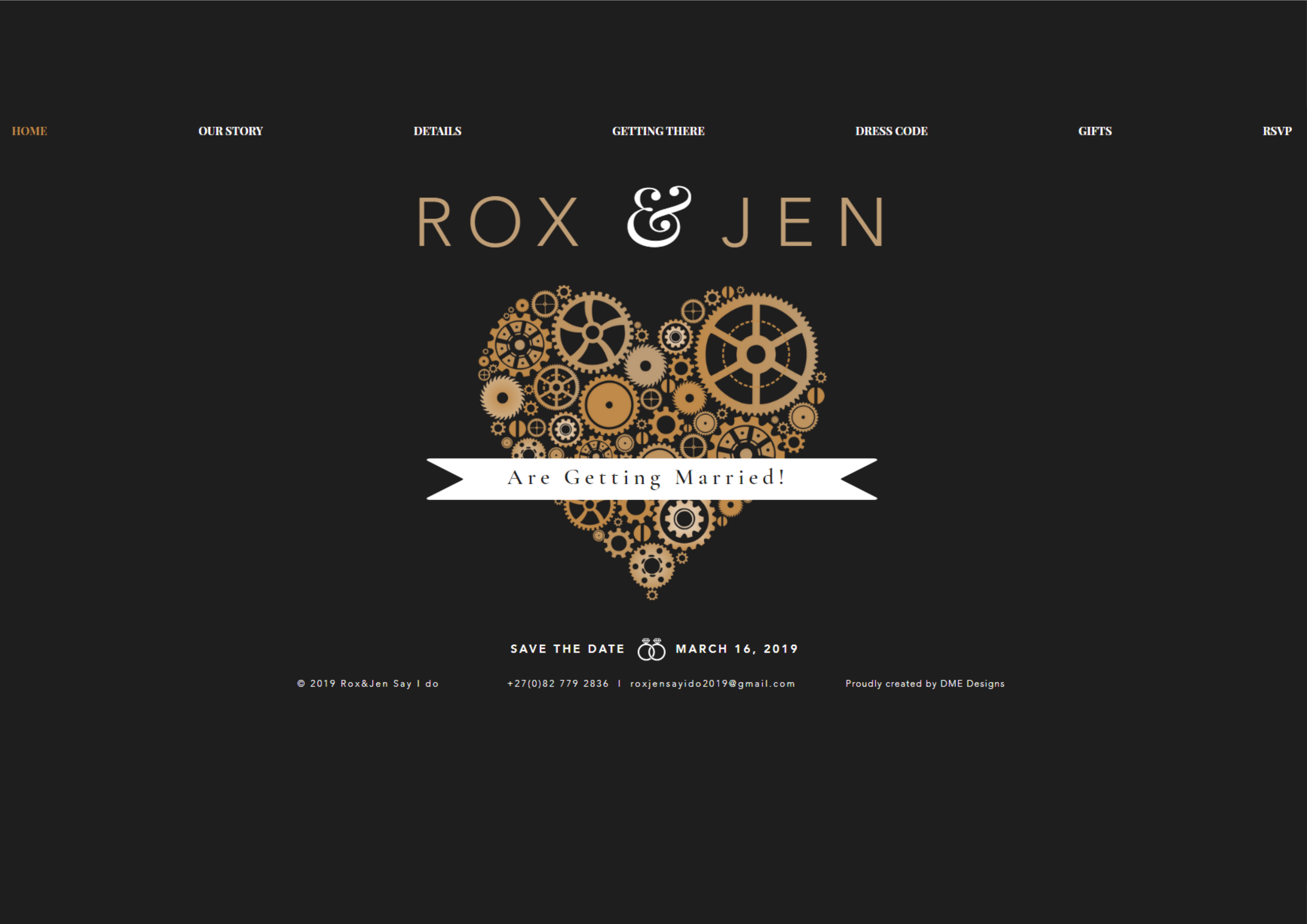 Rox & Jen website preview